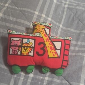 Red Plush Train Toy